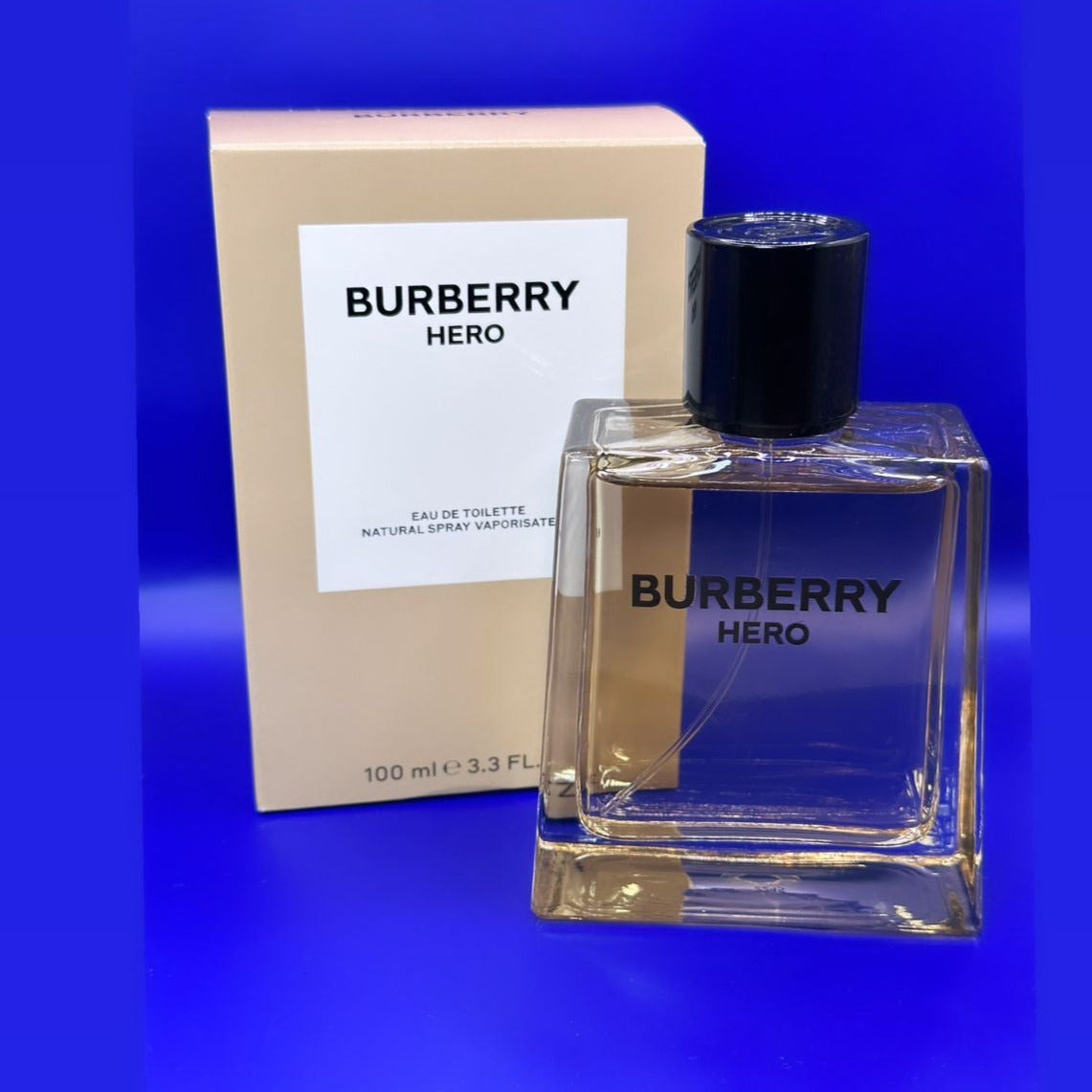 Burberry Hero Cologne Men Eau De Toilette Spray 3.3oz / 100ml New 100% Authentic