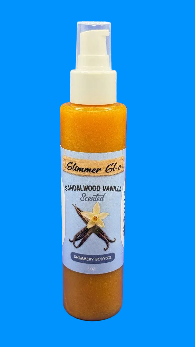 SANDELWOOD VANILLA SHIMMERY BODYOIL