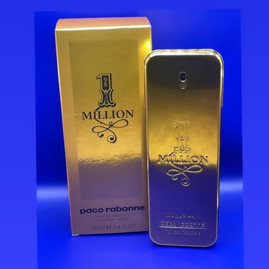 One 1 Million 3.4 Fl Oz for men by Paco Rabanne New 100% Authentic