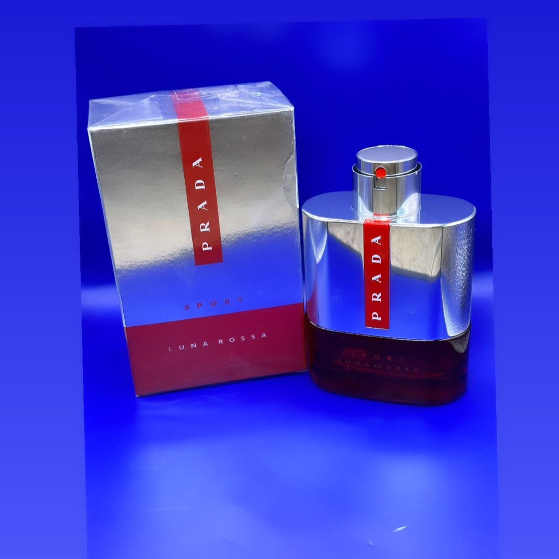 PRADA  Luna Rossa Sport Eau de Toilette Size: 3.4 oz/ 100 mL New 100% Authentic