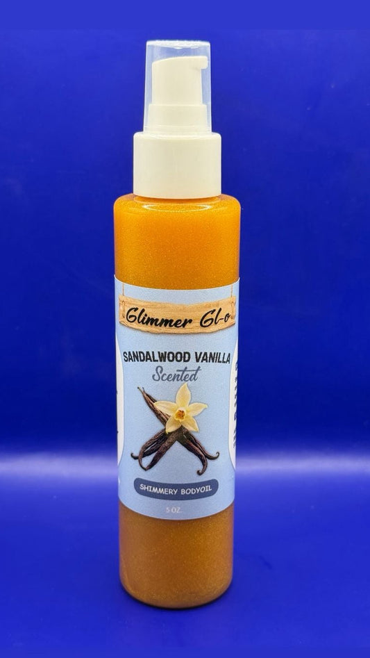SANDELWOOD VANILLA SHIMMERY BODYOIL